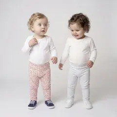YAMP - Legging Bebé Niña Pack X2 Algodón