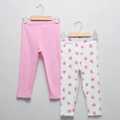 YAMP - Legging Bebé Niña Pack X2 Algodón
