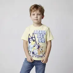 BLUEY - Polo Niño Manga Corta Algodón