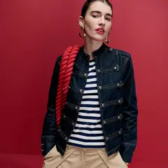 BASEMENT - Casaca Denim Mujer