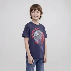 SPIDERMAN - Polo Niño Manga Corta Algodón Spider-Man