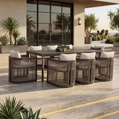 BASEMENT HOME - Mesa de Comedor de Terraza Dorfen (8 Puestos)