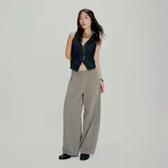 DENIMLAB - Pantalón Balloon Tiro Bajo Mujer
