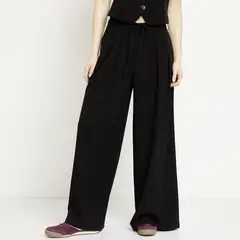 SYBILLA - Pantalón Straight Tiro Medio Mujer