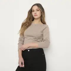 SYBILLA - Polo Manga Larga Mujer