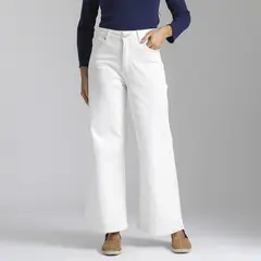 BASEMENT - Jean Wide Leg Tiro Alto Mujer