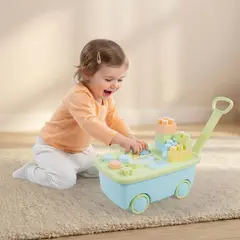 DOLU - Carrito Educativo con 10 Bloques