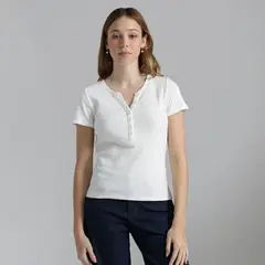AMERICAN ABBEY - Polo Manga Corta Mujer