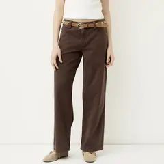 SYBILLA - Pantalón Wide Leg Tiro Alto Mujer