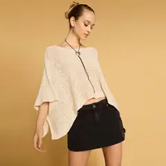 SYBILLA - Falda Denim Mujer