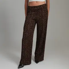 MOSSIMO - Pantalón Flare Tiro Medio Mujer