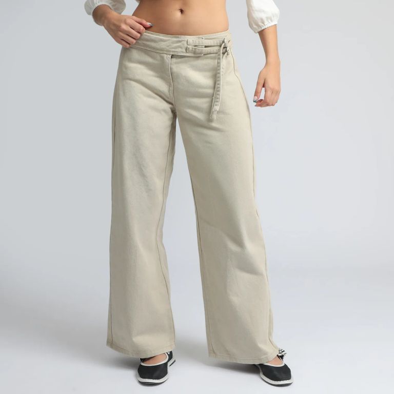 Jean Straight Tiro Bajo Mujer
