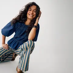 UNIVERSITY CLUB - Blusa Denim Mujer