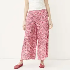 SYBILLA - Pantalón Straight Tiro Alto Mujer