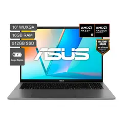 ASUS - Vivobook S16 AMD Ryzen 9 270 16GB 512SSD 16" WUXGA