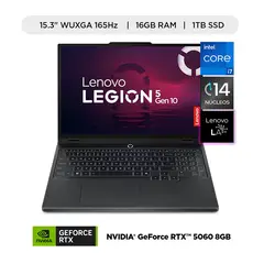 LENOVO - Laptop Gamer Legion 5i 13va Gen Intel Core i7 RTX 5060 16GB RAM 1TB SSD 15.3"