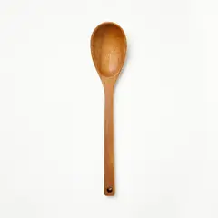 FIGMINT - Cuchara de Cocina de Madera de Acacia 33 cm