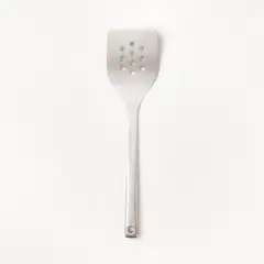 FIGMINT - Espátula Ranurada de Acero Inoxidable 33 cm