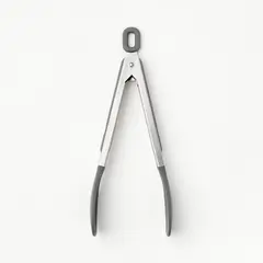 FIGMINT - Pinzas de Cocina de Acero Inoxidable y Silicona 28 cm