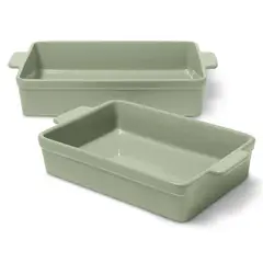 FIGMINT - Set x2 Fuentes Rectangulares para Horno Cerámica Gres