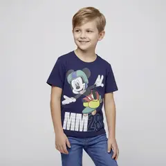 STD CHARACTERS - Polo Niño Manga Corta Algodón Mickey Mouse Disney