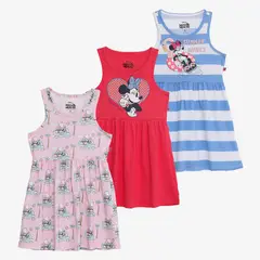 MINNIE - Vestido Niña Pack X3 Algodón