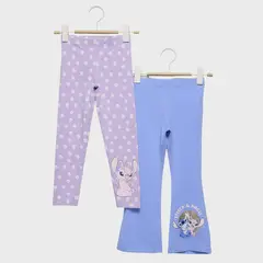LILO & STITCH - Leggin Niña Pack X2 Algodón