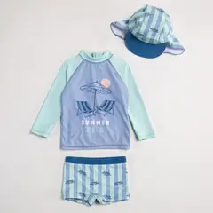 YAMP - Traje de Baño Bebé Niño 3 Piezas
