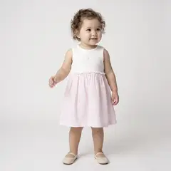 YAMP - Vestido Bebé Niña Algodón