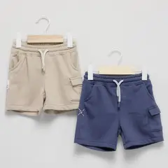 YAMP - Short Bebé Niño Pack X2 Algodón