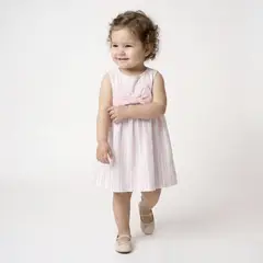 YAMP - Vestido Bebé Niña Algodón