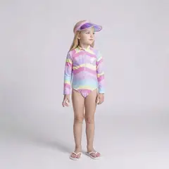BARBIE - Traje de Baño + Visera Niña