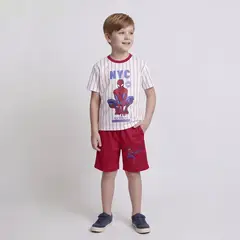SPIDERMAN - Conjunto de Fútbol Niño 2 Piezas Spider-Man