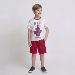 SPIDERMAN - Conjunto de Fútbol Niño 2 Piezas Spider-Man