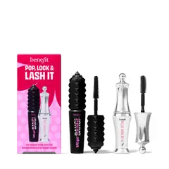 BENEFIT - Set Pop Lock and Lash It Minis Set - Máscaras Badgal Bang Mini, Gel de Cejas 24hr Mini