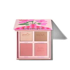 BENEFIT - Paleta Cheek Buds - Iluminador Cookie, Bronceador Hoola, Rubor Pompom y Shellie Gleam