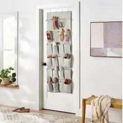 BRIGHTROOM - Organizador Colgante para Zapatos 24 Pares 56x6x163 cm