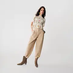 BASEMENT - Pantalón Balloon Mujer