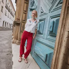 BASEMENT - Jean Straight Mujer