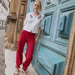 BASEMENT - Jean Straight Mujer