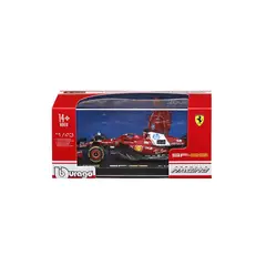 BURAGO - Carro F1 Ferrari 1:43 Con Casco Bburago
