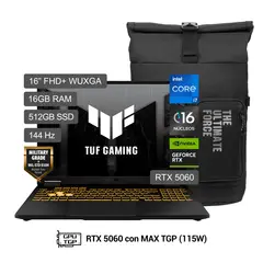 ASUS - TUF Gaming A16 Intel Core i7-14650HX 16GB 512SSD RTX5060 16" FHD+