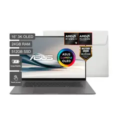 ASUS - Zenbook S 16 AMD Ryzen AI 9 465 24GB 512SSD 16" 3K OLED