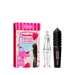 BENEFIT - Set de Ojos Beneville Fruit Stand - Gel 24hr Mini, Máscara Badgal Bang Mini -