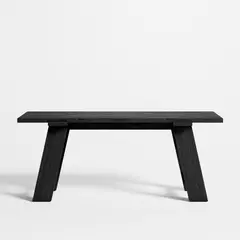 CRATE & BARREL - Escritorio Madison Ebony de Madera de Pino