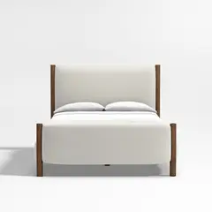 CRATE & BARREL - Cama Queen Goleta Bouclé