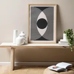 BASEMENT HOME - Cuadro + Lámina Decorativa Black 50x70cm