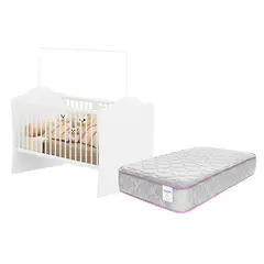 MICA KIDS - Combo Cuna Angels + Colchón Dröm