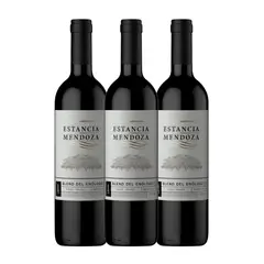 ESTANCIA MENDOZA - Vino Sirah x 3 Botellas