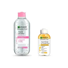 GARNIER - Pack Micelar Todo en 1 400ml + Óleo 100ml